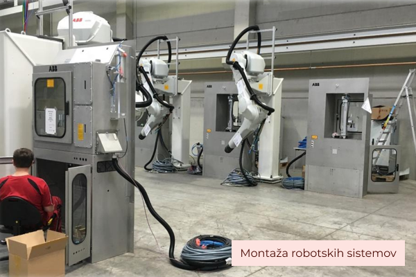 Montaža robotskih sistemov v podjetju BMW